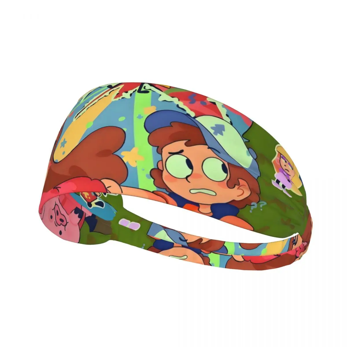

Custom Me When The Gravity Is Falls Sweatband Women Men Moisture Wicking Cartoon Anime Comedy TV Series Gym Headband for Running