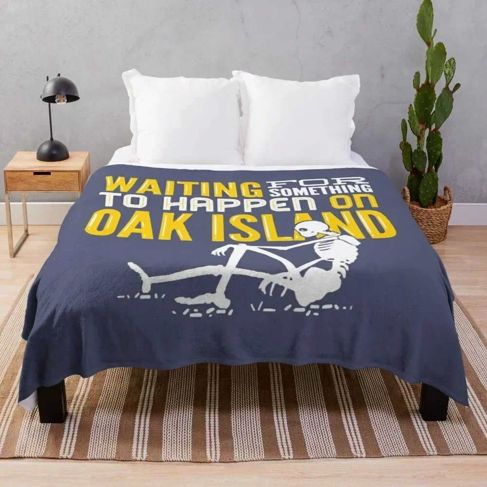 

OAK ISLAND TREASURE HUNTING Oak Island Throw Blanket