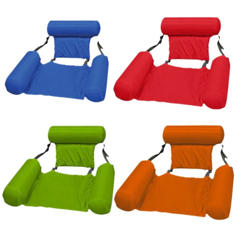 Summer Inflatable Floating Water Mattresses Three Airbags Water Amusement Inflatable Lounge Chair Carpet Float Pool Accessories