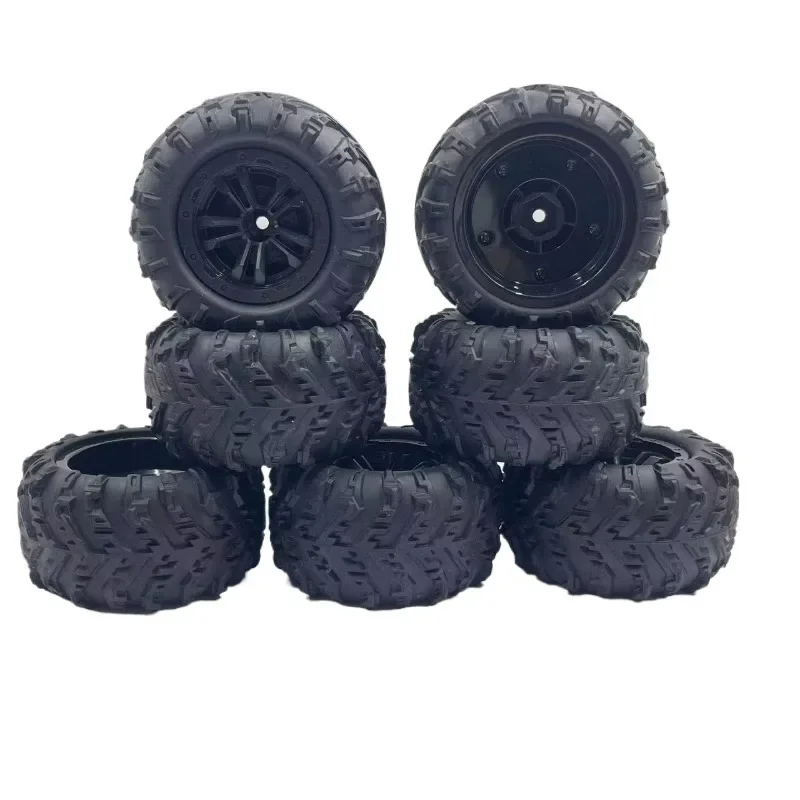 

4pcs 12mm Hex Monster Truck Wheel Tires for SCY 16101 Pro 1:16 Off Road RC Car Upgrade Parts