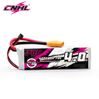 CNHL 11.1V 3S Lipo Battery 4000mAh 70C With XT90 Plug For RC Car Rock Crawlers Airplane Vehicle Tank Truck Catamaran Boat