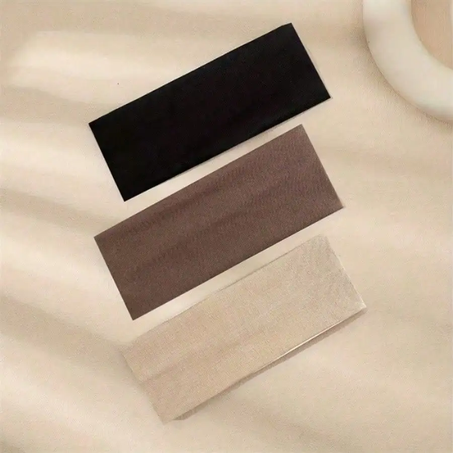 

3pcs Fashionable Headbands, Soft & Stretchy, Solid Color Non Slip Hair Hoops, Perfect for Sports & Everyday Use