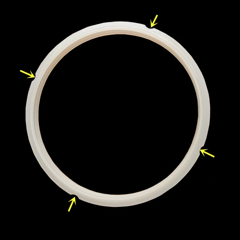 18/20/22/24cm Silicone Rubber Gasket Cooker Lid Sealing Ring Electric Pressure Cooker Replacement For 2-6L Cooker Gaskets