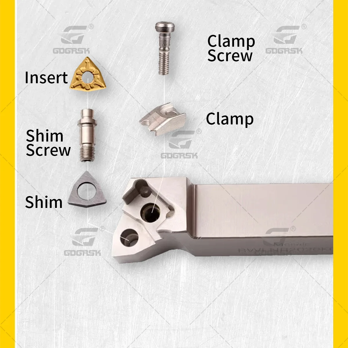 1 pz B-type utensili per tornitura cilindrica supporto bianco BWLNR/L BTENN BVVNN BCLNR/L BDJNR/L BTJNR/L BVJNR/L tornio CNC per metallo