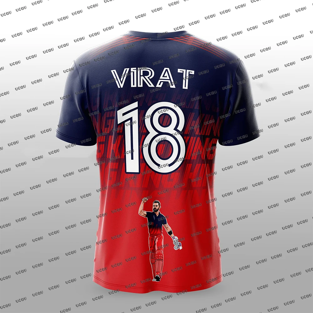 

Summer New Men's Football Jerseys Kits Motorcycle Shirts King Kohli IPL Soccer Jerseys Team Uniform Football Short Sleeve Shirts