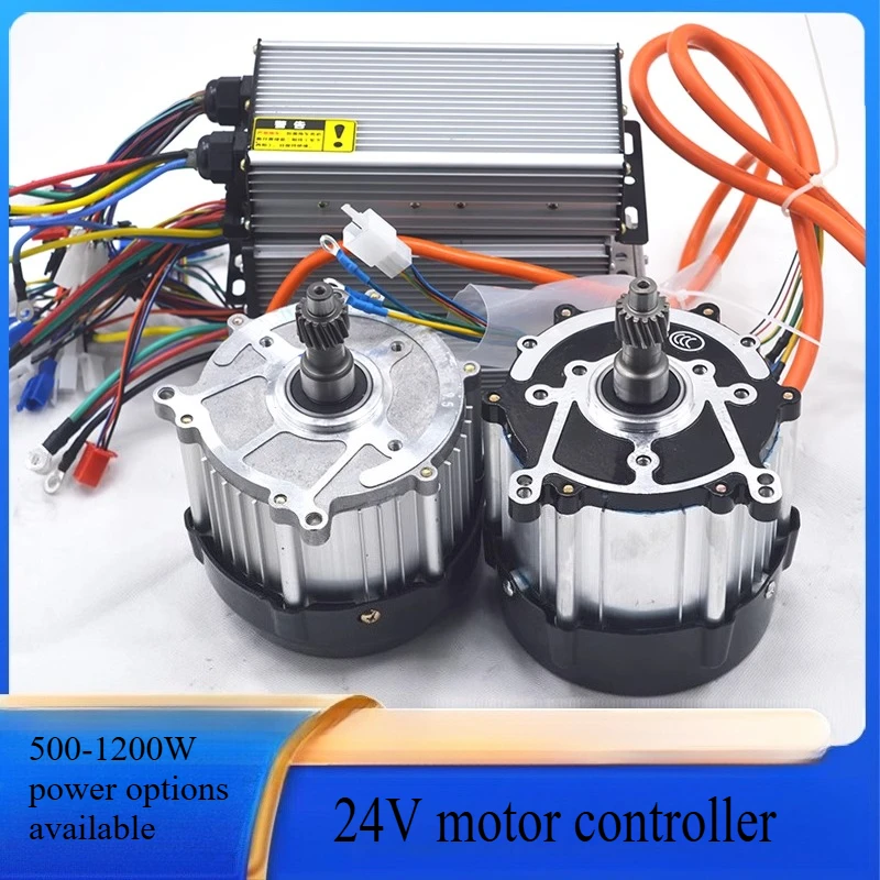 500W 800W 24v Electric Tricycle Motor with Controller for Low Speed Leisure Sightseeing Touring Amusement Cars