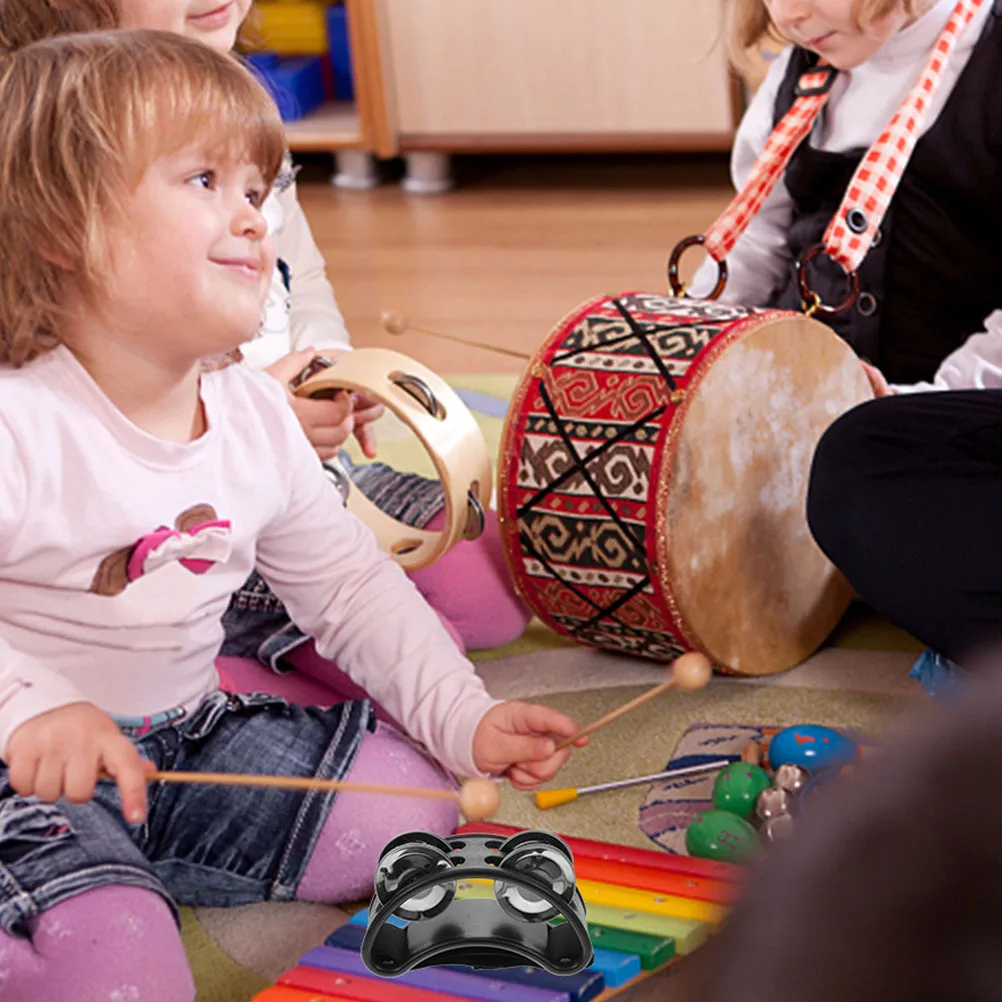 2 قطعة أجراس جلجل القدم أداة قرع الموسيقى التنوير الاطفال القدم جرس مرحلة الأداء مرافقة #5