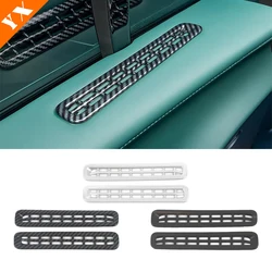 For GEELY Zeekr X 2023-2024 Plastics Carbon/Black Car Door Trim Auto Air Conditioning Outlet Sticker Cover Accessories
