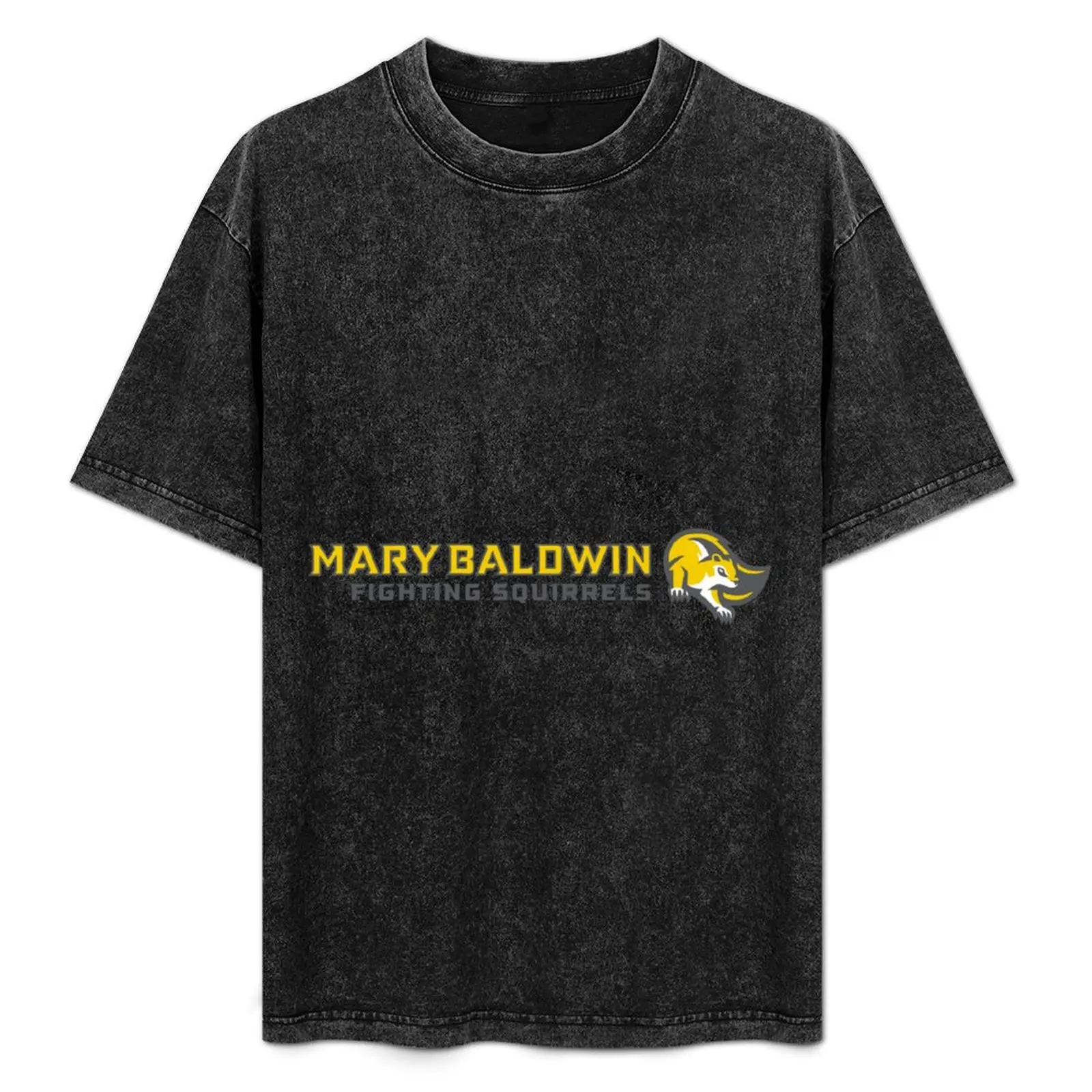 mary baldwin university athletics logo T-Shirt Relaxed Casual Short Sleeve Tee