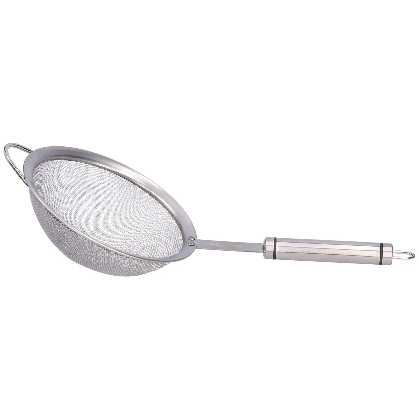 Kitchen Food Strainer with Riveted Oil Filter Scoop - Ideal for filtering Residues and for picking Vegetables