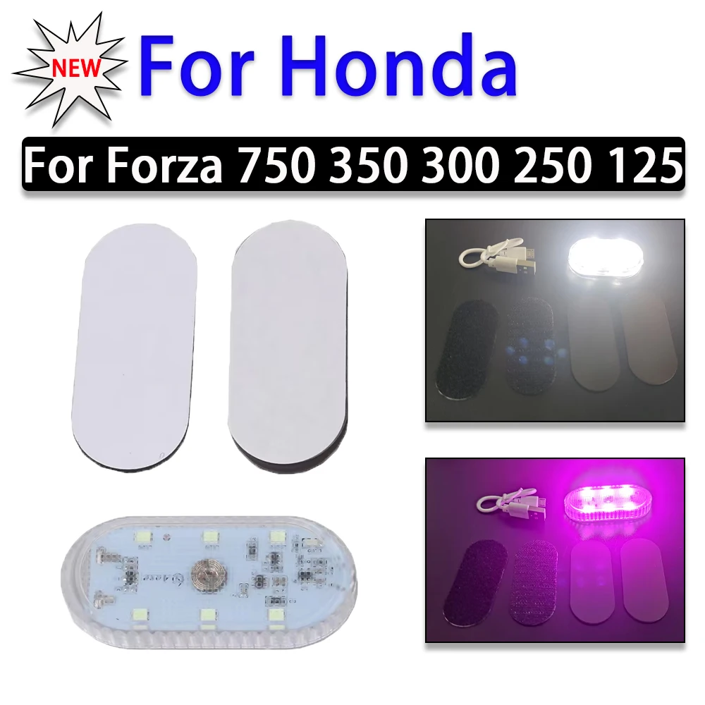 

For HONDA FORZA 350 300 FORZA 750 125 250 Motorcycle Lighting Seat Cushion Bucket Trunk Night Light Seat Cushion Storage Lamp