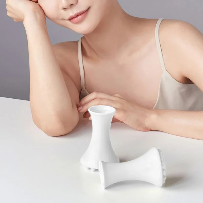 

White Ceramic Gua Sha For Face Body Massage Tool Body Guasha Board For Relief Massage Face Lift Gua Sha Massager