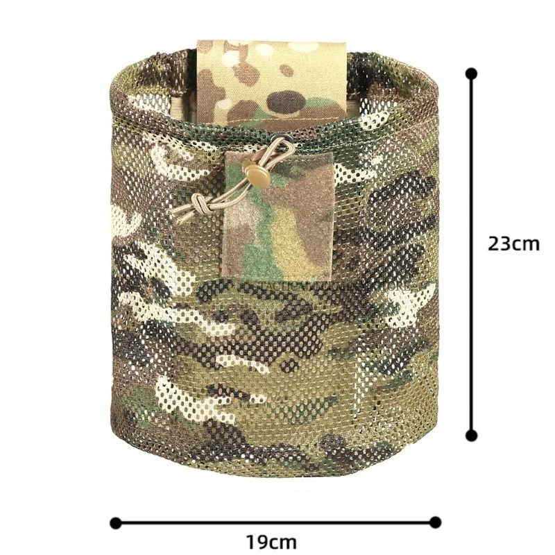 Taktische Folding Dump Pouch Kordelzug Magazin Utility Pouch Mesh Taille Tasche Roll Up Faltbare Recovery Tool Pack EDC Lagerung Tasche – Detail 6