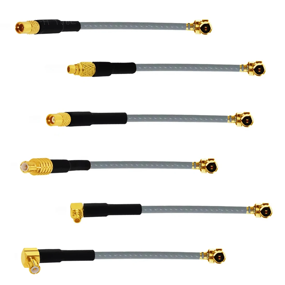 1pc UFL to  MCX MMCX Male Female 1.13mm Pigtail Cable Adapter 10cm/20cm/30cm NEW