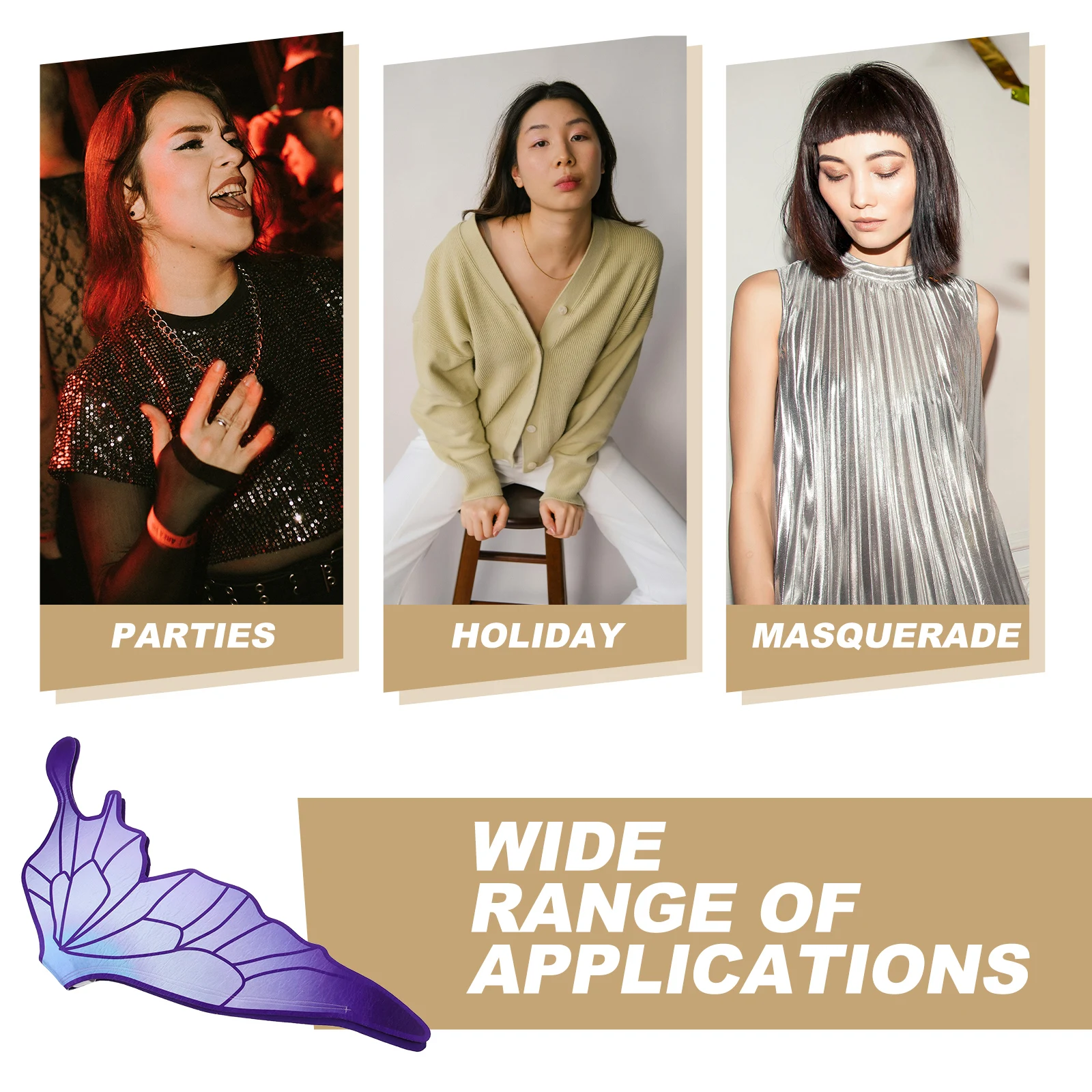 Skrzydła wróżki dla dorosłych, skrzydła motyla, rekwizyty do kostiumów, miękkie i wygodne skrzydła na imprezy, występy sceniczne, sesje zdjęciowe.