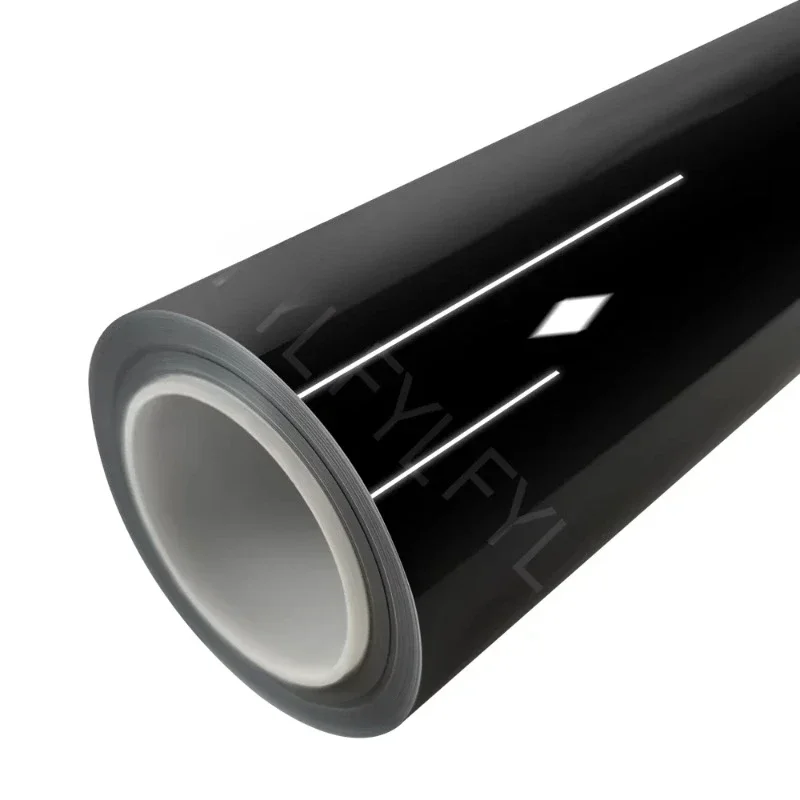 Paper Backing Glossy Black 1.52*28m Self-Adhesive Decorative Roll Film Car Sticker Vinyl Car