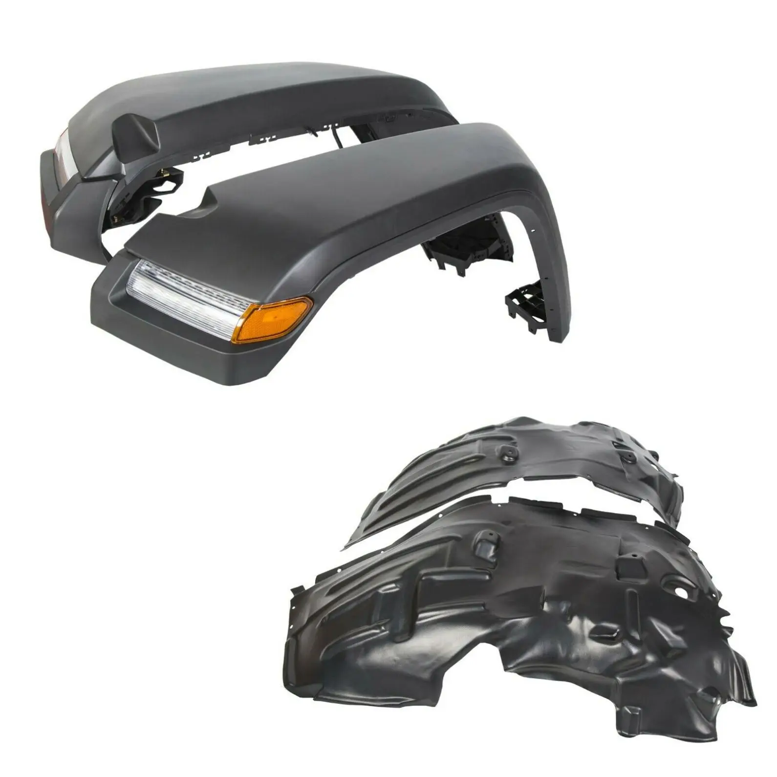

OEM High Top Fender Flares with Light for jeep wrangler 18+ JL Car Offroad 4x4 Auto Accessories