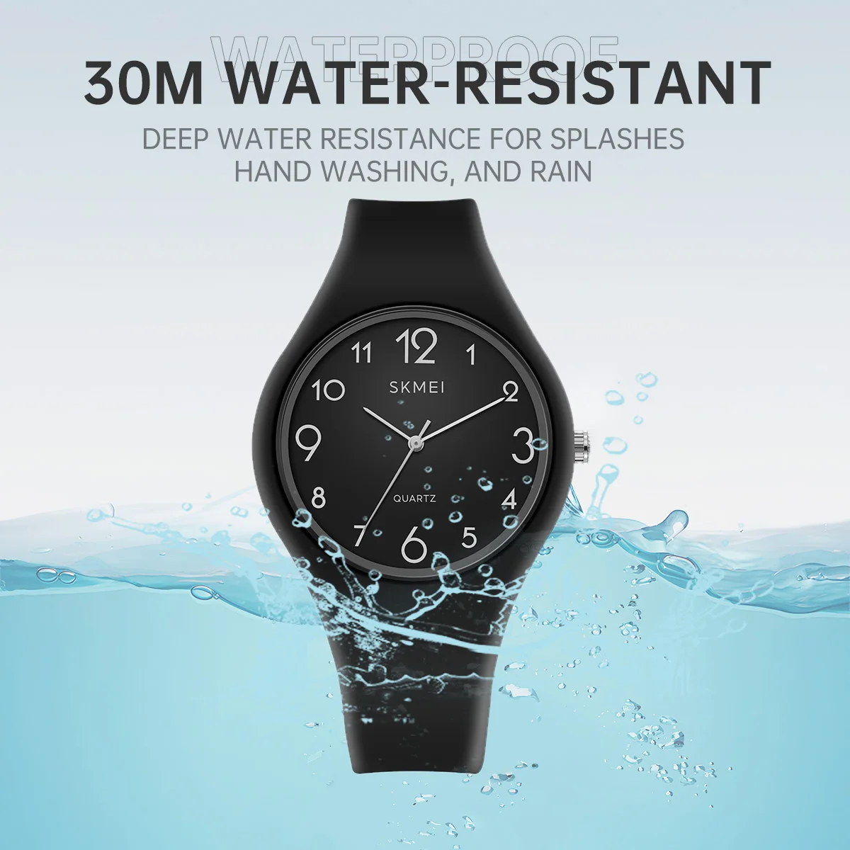 ساعة يد كوارتز للأطفال مقاومة للماء من SKMEI للطلاب في الهواء الطلق ساعات رياضية إبداعية غير رسمية Relogio Infantil #2