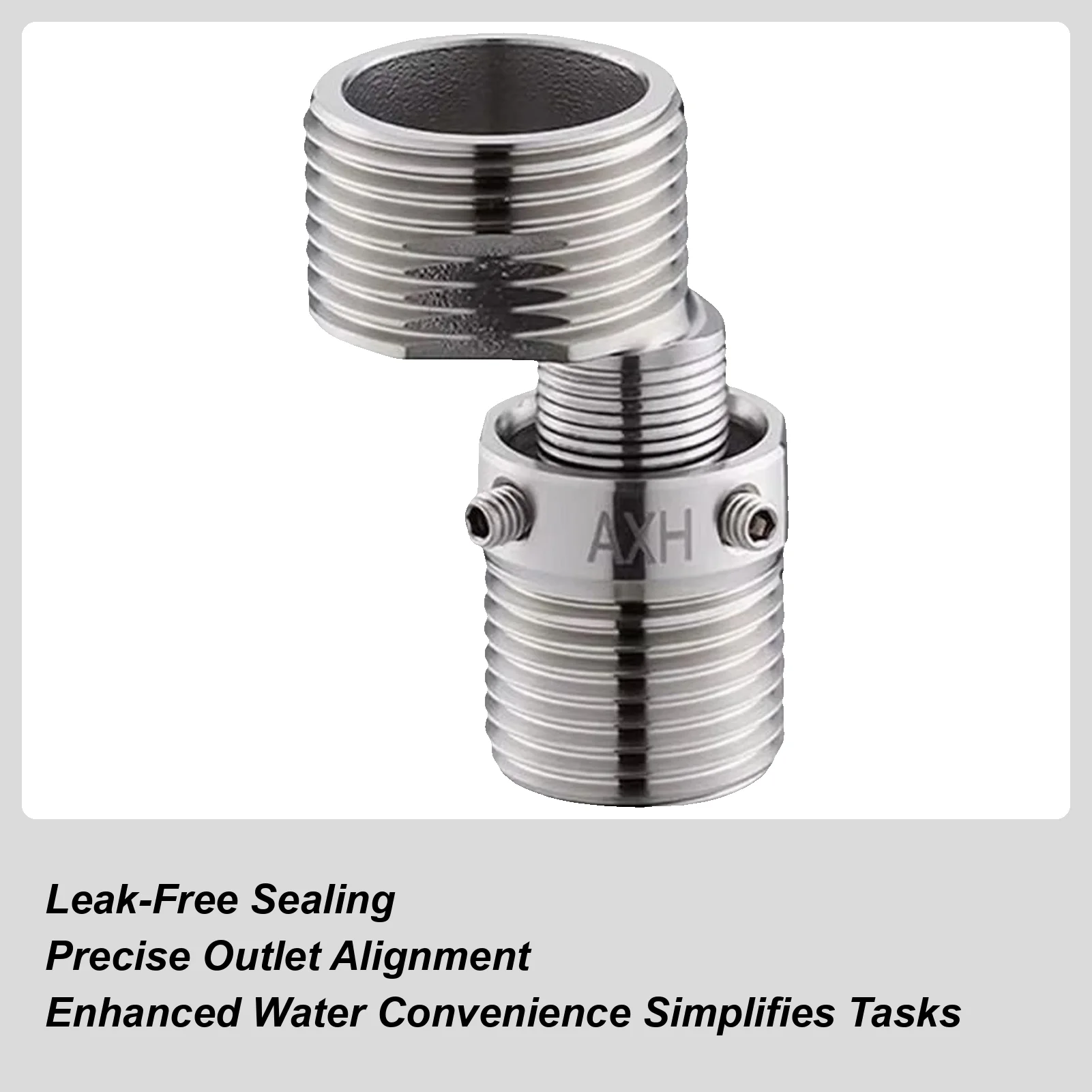 

Угловой адаптер для душа, регулируемый герметичный разъем, изогнутые ножки, соединитель для душа для сильного расхода воды, ванная комната, квартира