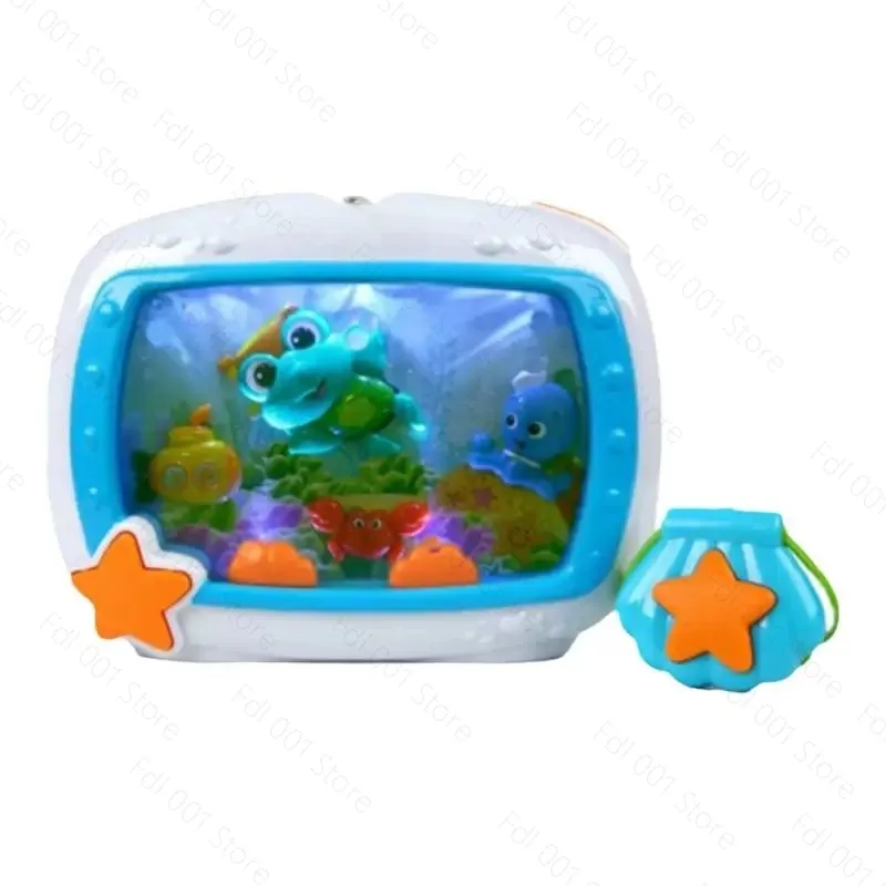 Ocean sounds and lights soothe sleepy fish tank babies soothing musical toys