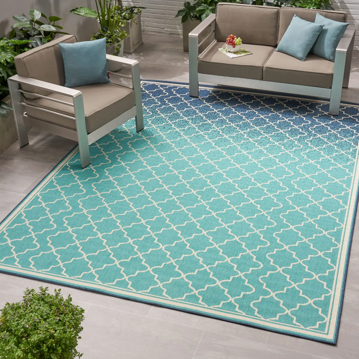 

Meridian 3530L 7'10" X 10' Area Rug - Contemporary Style Rug