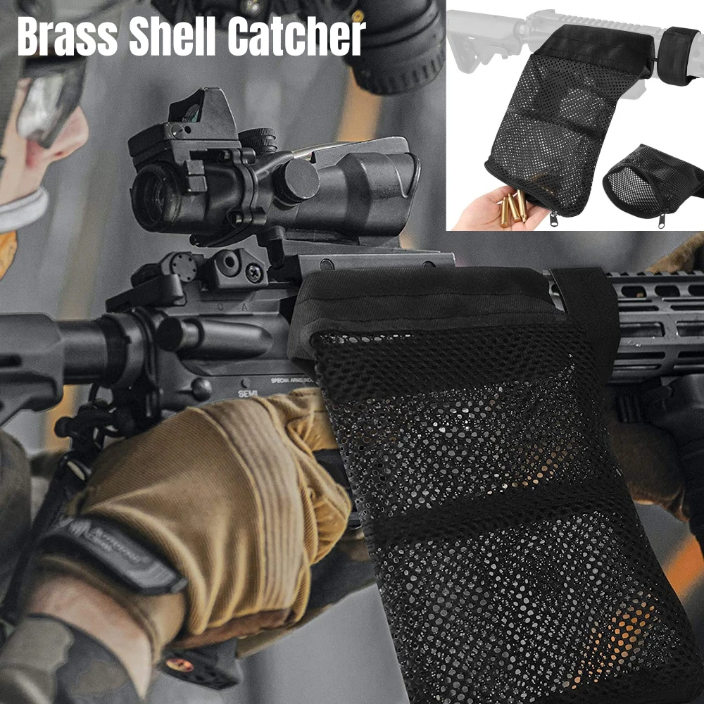 Hunting Bullet Shell Bag Military Gear Ammo Brass Shell Catcher Cartridge Collector Bullet Holder Bag Hunting Accessories