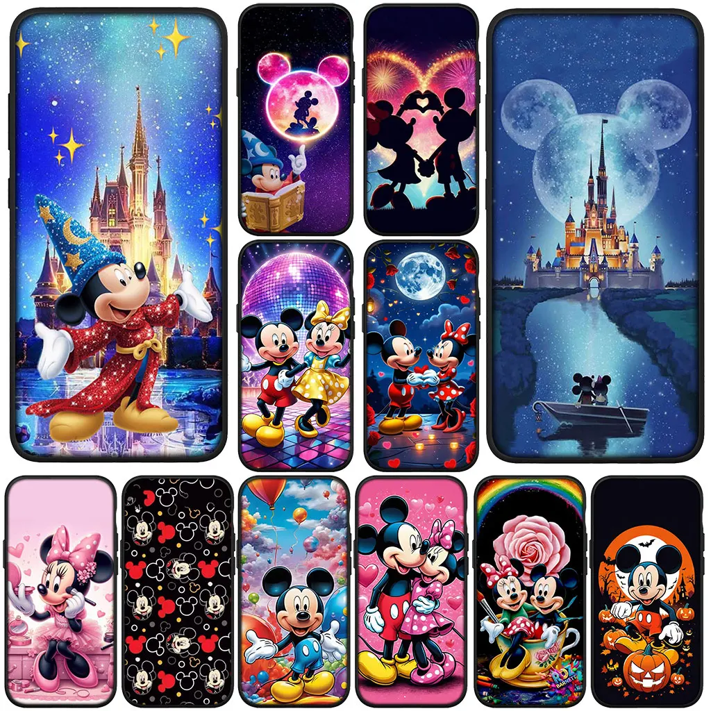 Чехол для телефона Samsung Galaxy A56 A26 A36 A10 A20 A30 A31 A32 A50 A51 A52 A53 A33 A12 A14 Чехол Anime Minnie Mickey Mouse Корпус