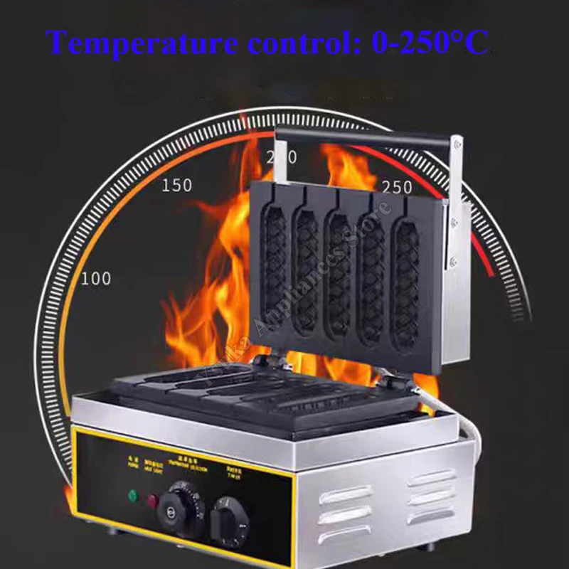 Hot Dog Machine Commercial Electric And Gas Crispy Stick Machine Milk Stick Machine Hot Dog Sausage Grill Machine