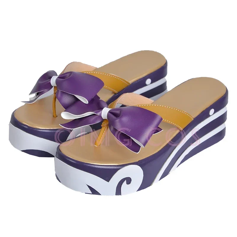 Genshin Impact Sangonomiya Kokomi Cosplay Shoes Anime Chinese Style  for Halloween men  Game