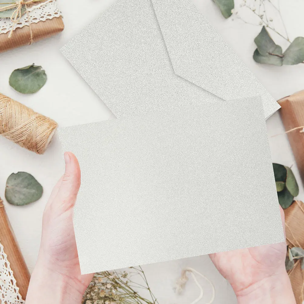20Pcs Glitter Cardstock Gold Silver Paper for DIY Craft Projects Scrapbooking Card Making Sparkly Decorative Paper