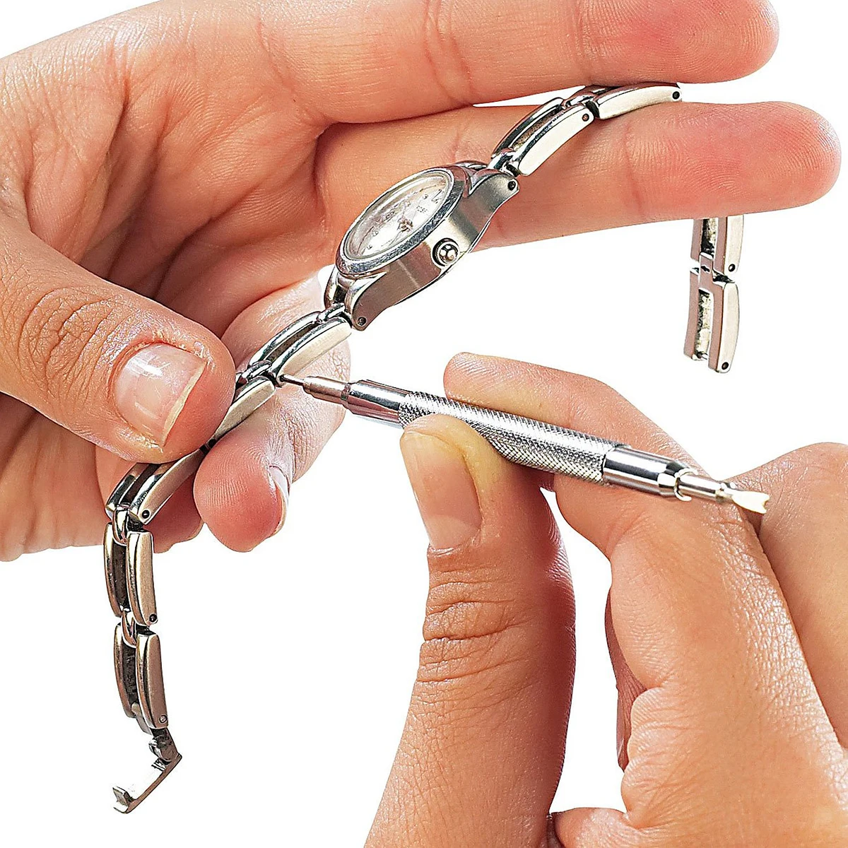 

Watch Adjusting Strap Spring Bar Remover Link Pin Pusher Straps Tools for Repair