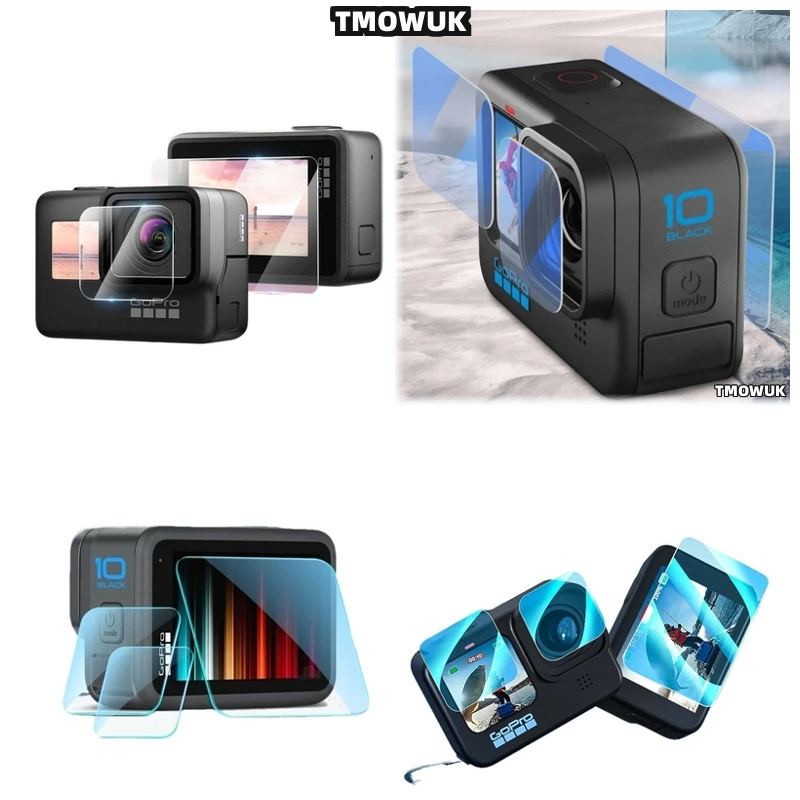 

For GoPro Hero12 11 10 9 Tempered Glass Screen Lens Protector HD 9H Anti-Scratch Full Guard Front & Back