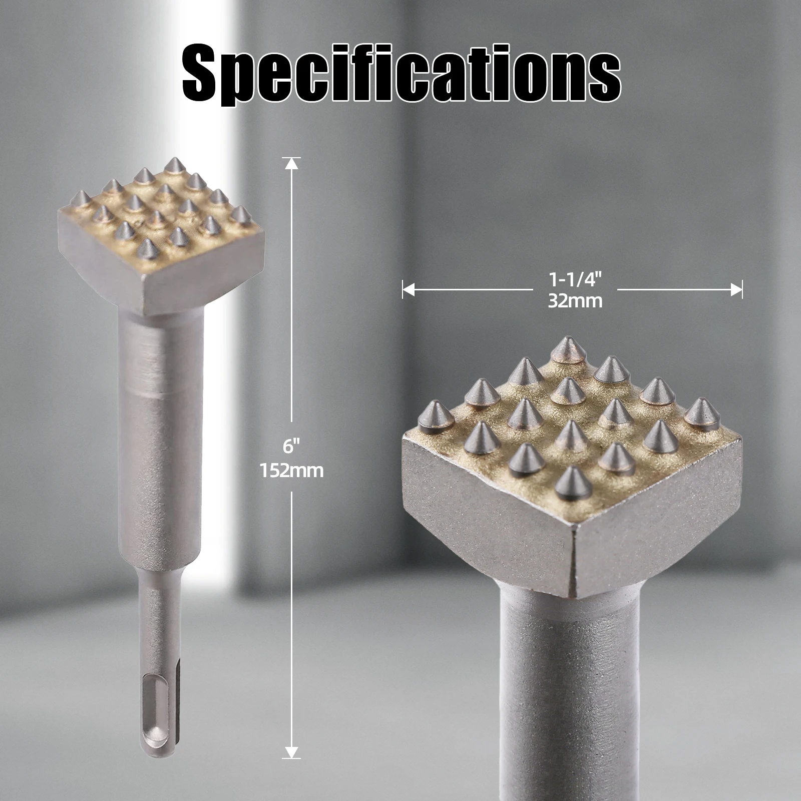 Variant: 16 teeth round shank