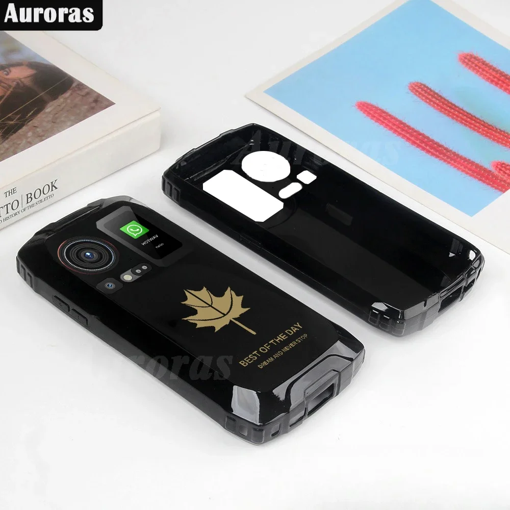 Skinlee For Hotwav cyber 15 Cover Luxury Maple Leaf Silicone TPU Soft Case For Hotwav cyber 15 Back Casing