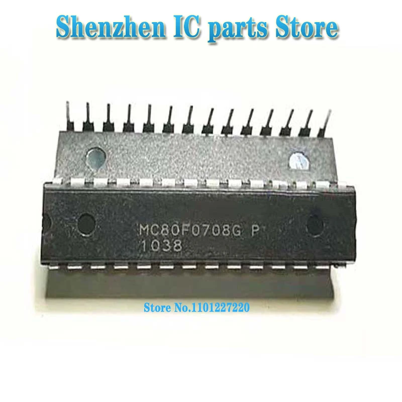 1PCS/lot MC80F0708G MC80F0708GP DIP MC80F0708 DIP-28 new original In Stock