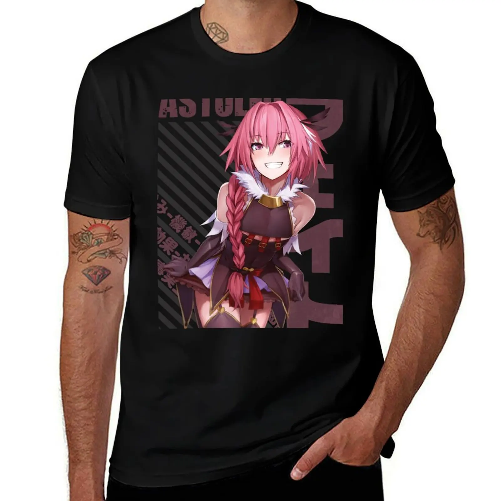 Fate - Astolfo T-Shirt Large Size Loose Casual Tee T-Shirt