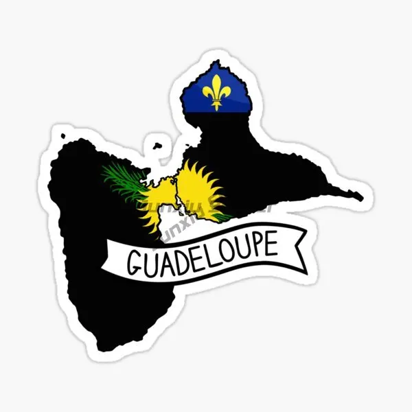 

GUADELOUPE 971 Flag Car Sticker Car Accessories Vinyl Decal