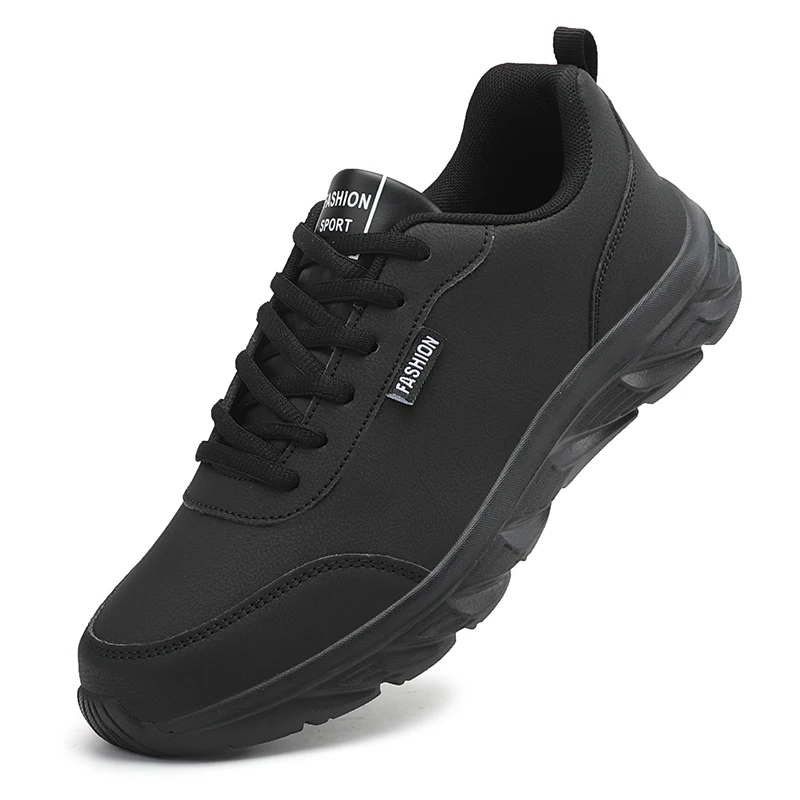 Leather Men\'s Running Shoes Trend Casual Shoes Breathable Leisure Male Sneakers Footwear Men Vulcanized Shoes Zapatillas Hombre