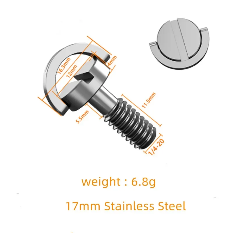 30 مللي متر 26 مللي متر عرقوب طويل 1/4 كاميرا المسمار محول طوي D حلقة ل ترايبود Monopod اللوح الأساسي تلاعب كاميرا الملحقات