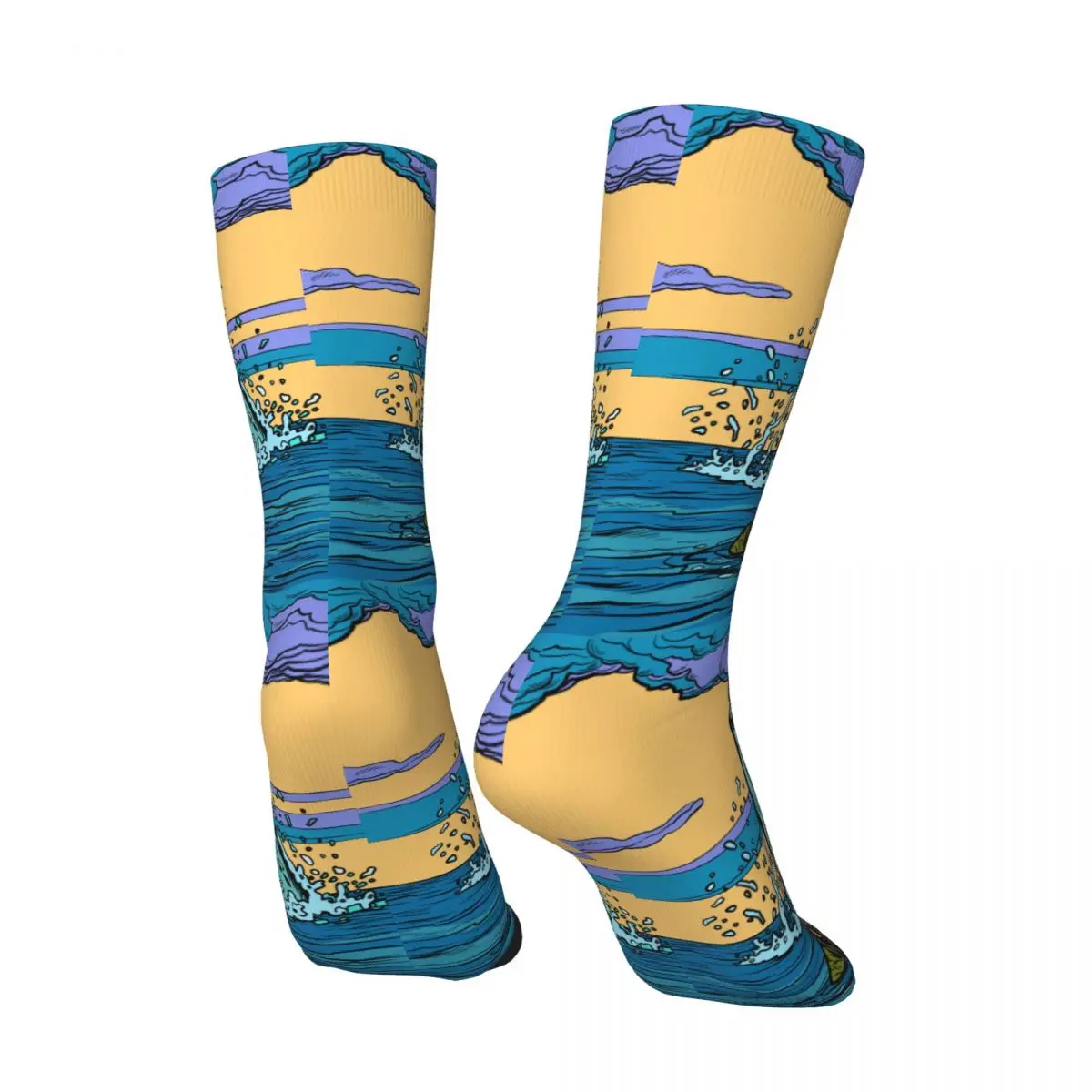 Deep Diving Helmet Sock Printed Man Polyester