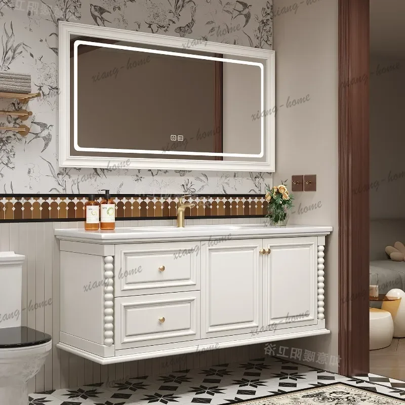 Wooden Small Bathroom Cabinet  - огляд і ціна Home Bathroom Vanity Combo