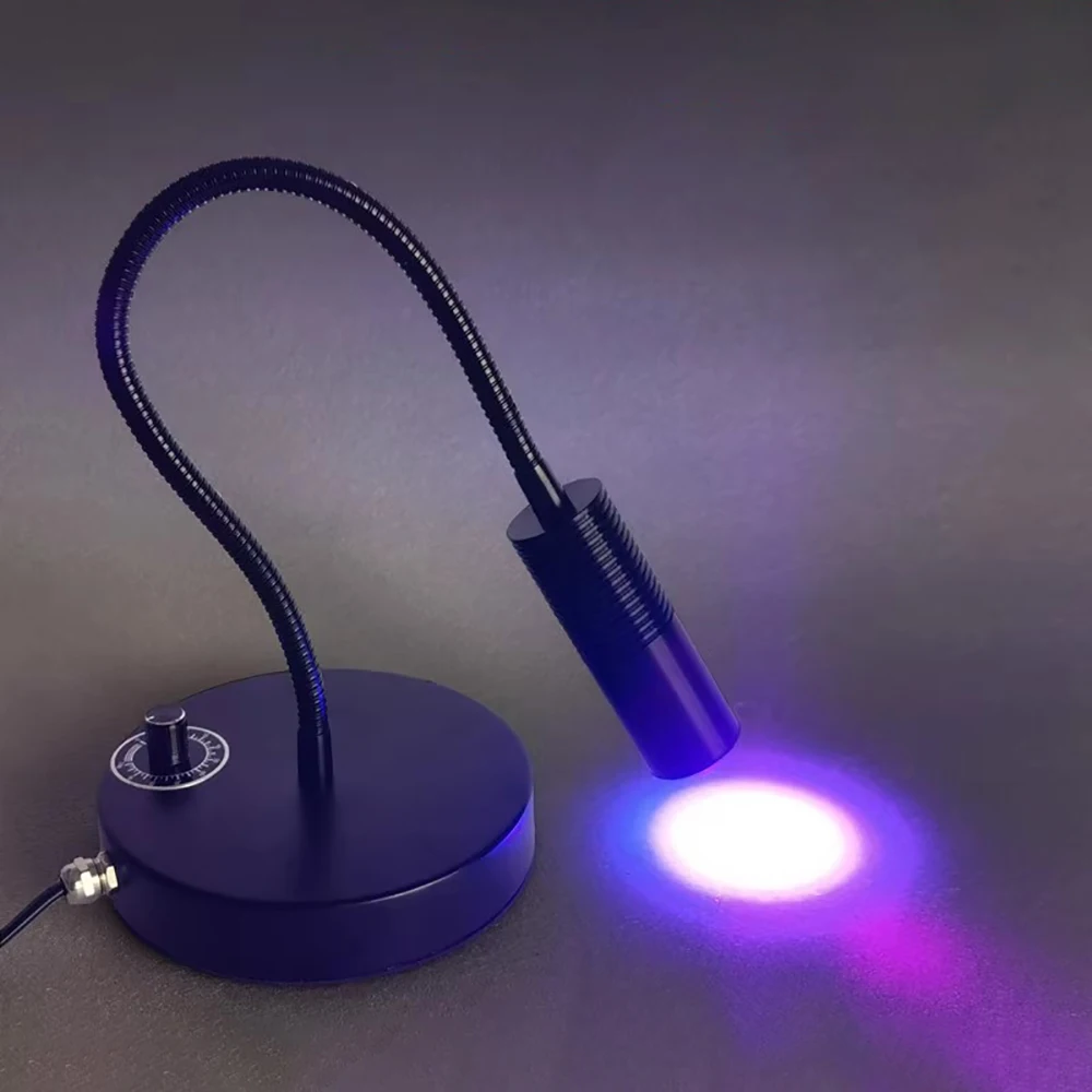 10W High-Intensity 405nm UV Curing Lamp with Adjustable Stand