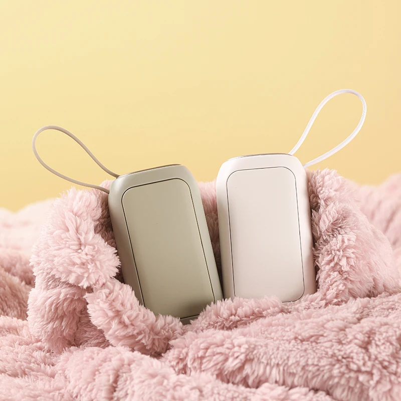 

Съемная грелка для рук с зарядкой через USB и цифровым дисплеем температуры Портативный обогреватель 2-в-1 Ремешок Power Bank для холодной погоды