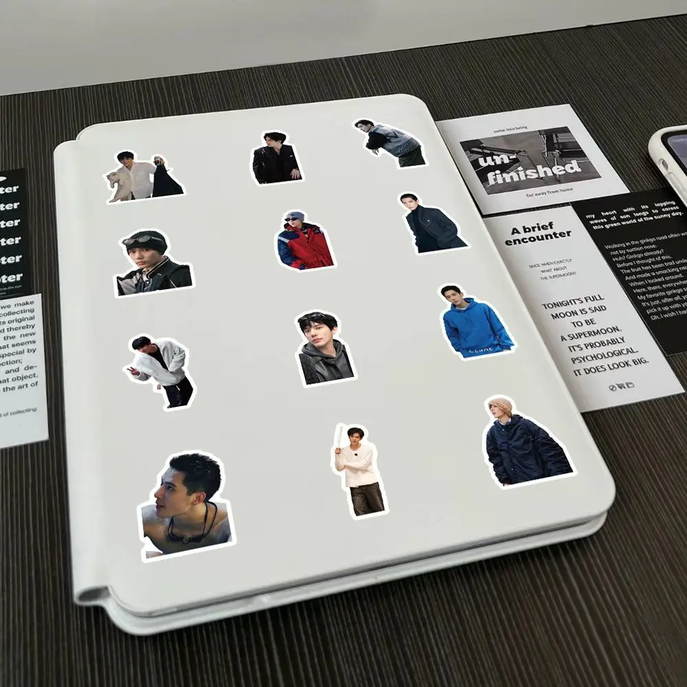 Wang Anyu series of handsome celebrity high-definition stickers, a complete set of 100 unique small-sized stickers view 4