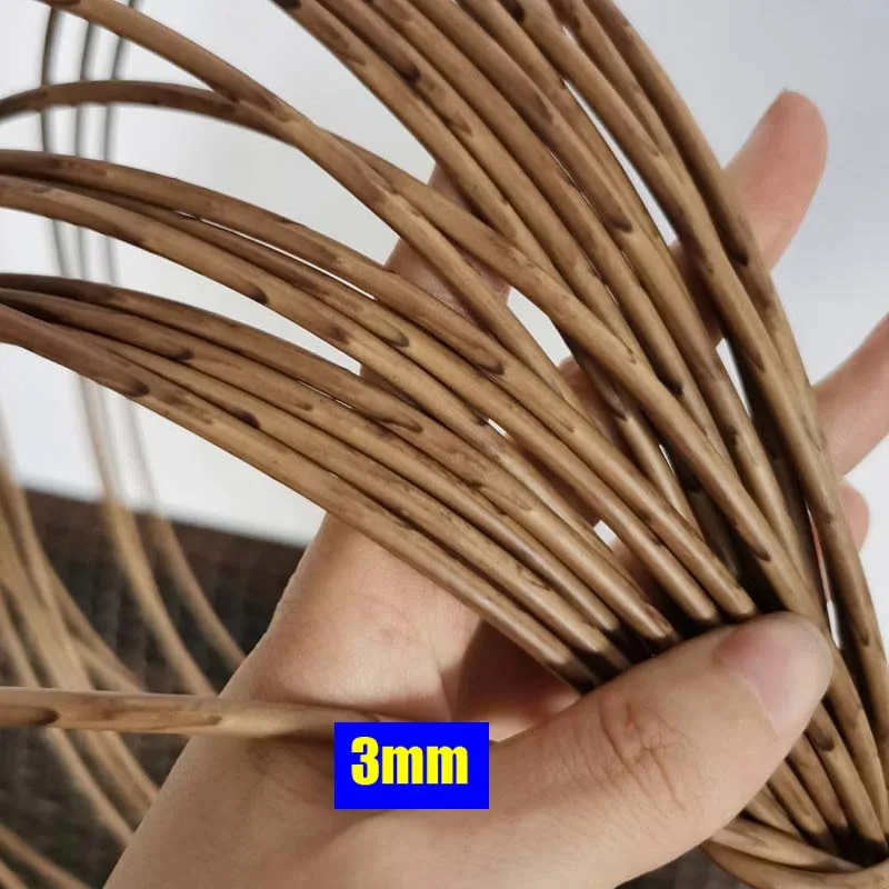 113 Types 500g Round/Flat PE Synthetic Rattan Material For Weaving Bag Basket Craft Chair Table Repair Knit Furniture Accessory