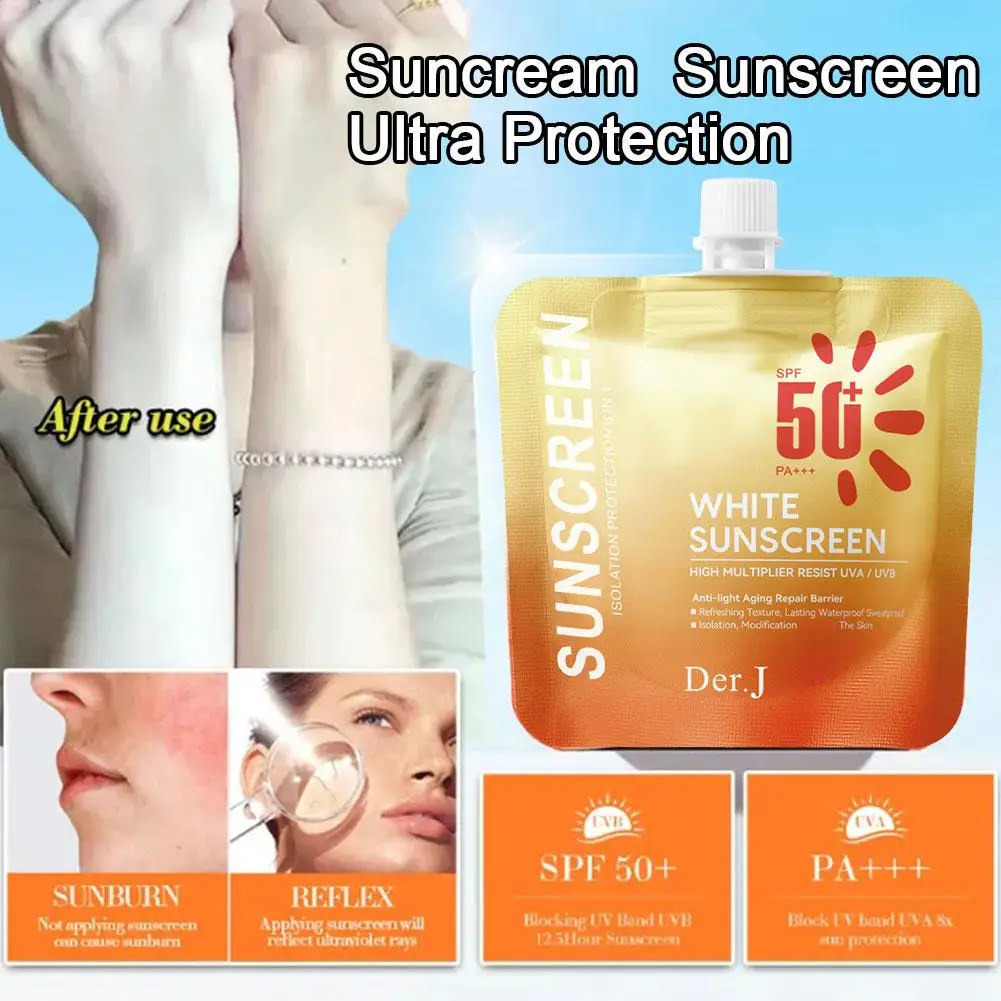 30g Körper Sonnenschutz Ultra SPF50 UV Isolation lange letzte Bleaching Öl Sonnencreme Kontrolle Feuchtigkeit creme Schutz Anti SU K7i2