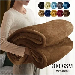 Soft Blanket for Fall Winter Spring All Season Thicken Warm Fuzzy Microplush Lightweight Fleece Winter Blankets for Bed Sofa