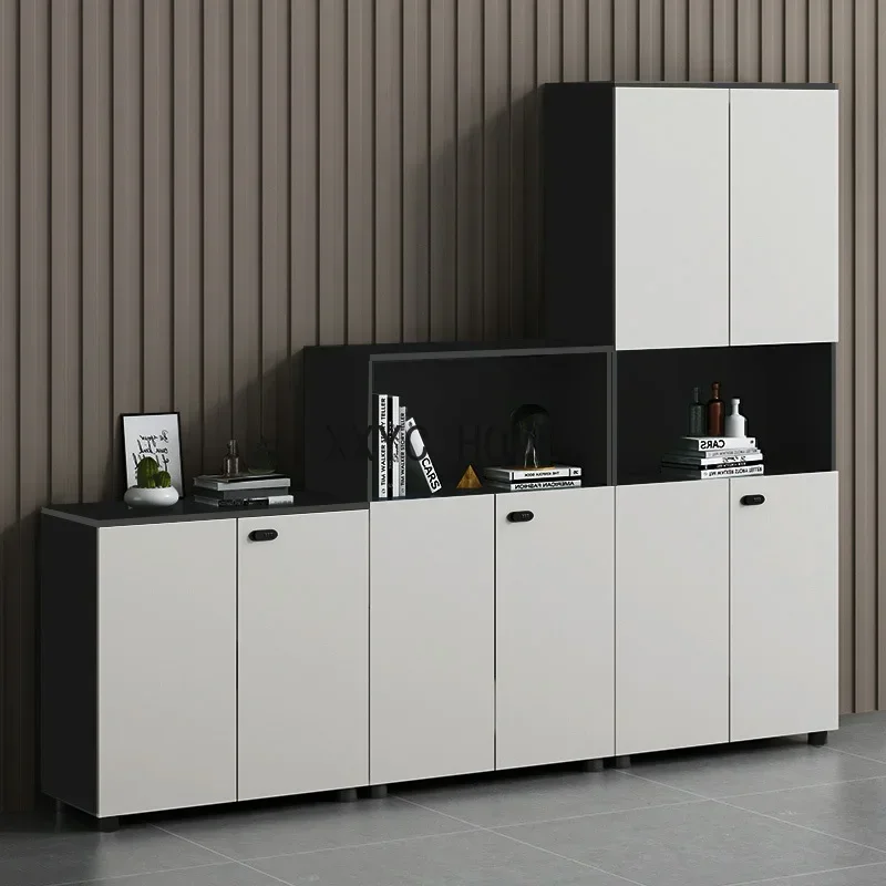 Office Combination File Cabinet Locker Wooden Material Document