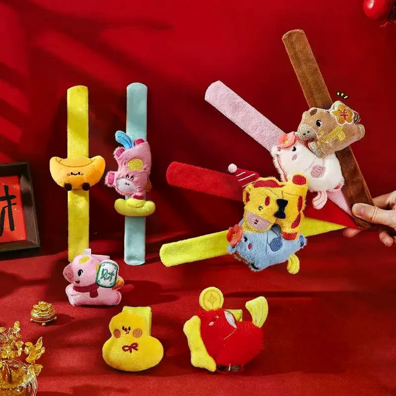 

Cartoon Plush Pony Ring Bracelet Cute Horse Bracelet Hand Wrist Decorate Year Of The Horse Plush Doll Stuffed Toy Gift Bracelet