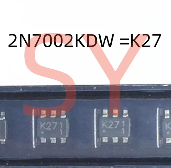 

100PCS 2N7002KDW 2N7002DW-7-F 2N7002DW K72 SOT-363 L2N7002DW1T1G 2N7002KDW 72KCHIP IN STOCK